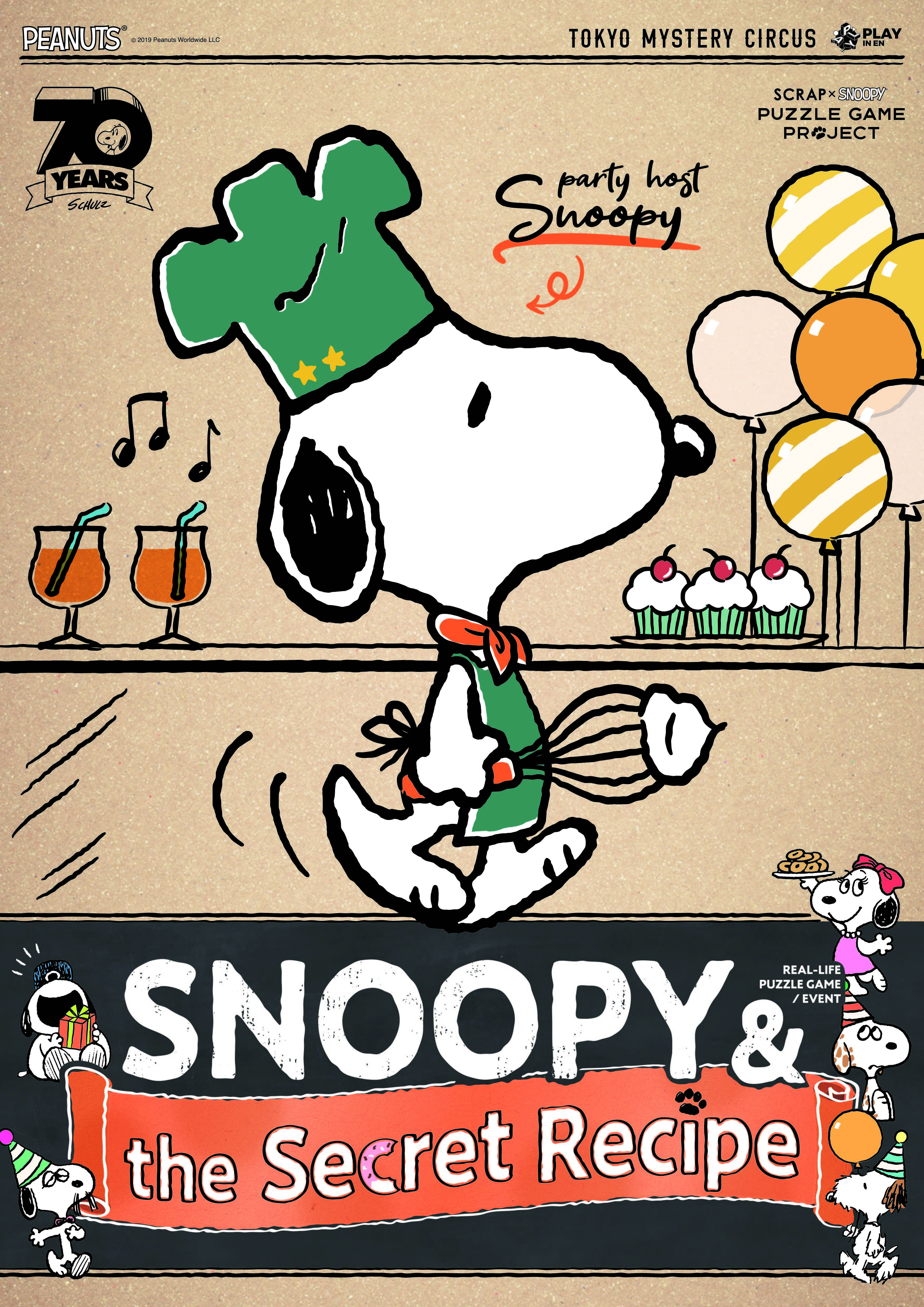 Snoopy and the <br>Secret Recipe