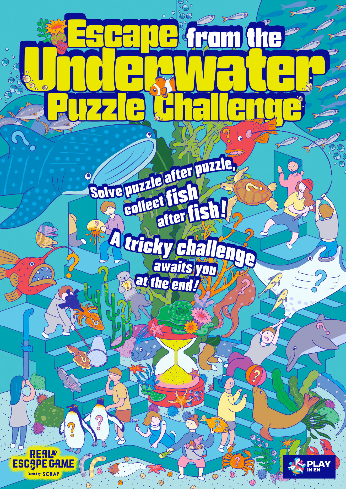 Escape from the Underwater Puzzle Challenge