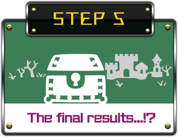 STEP５ The final results...!?